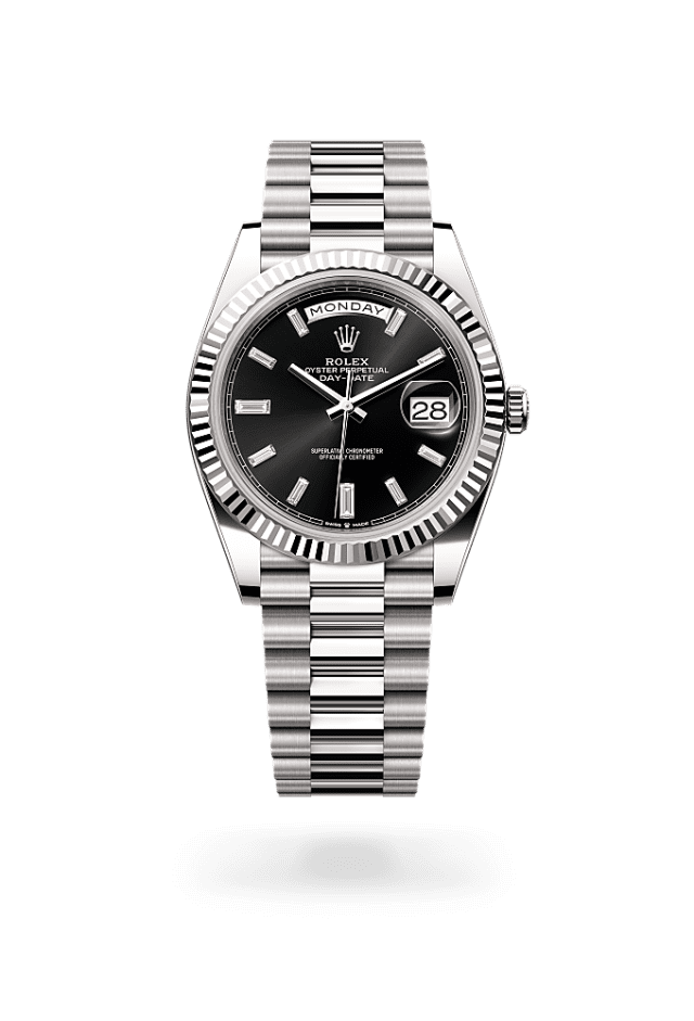 Day-Date 40 - Oyster, 40 mm, white gold