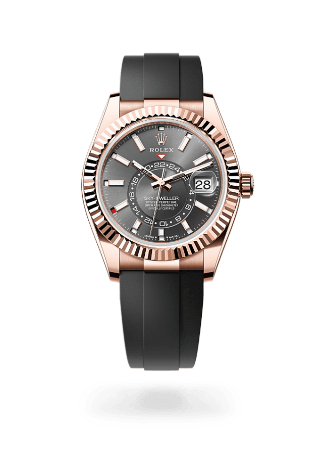 Sky-Dweller - Oyster, 42 mm, Everose gold
