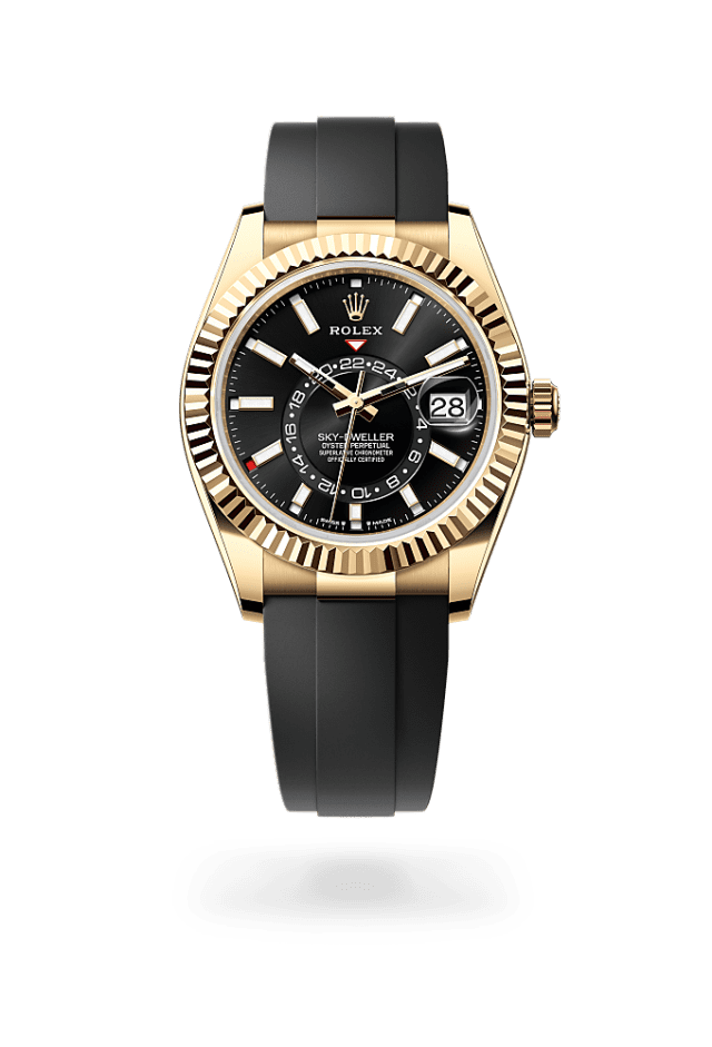 Sky-Dweller - Oyster, 42 mm, yellow gold