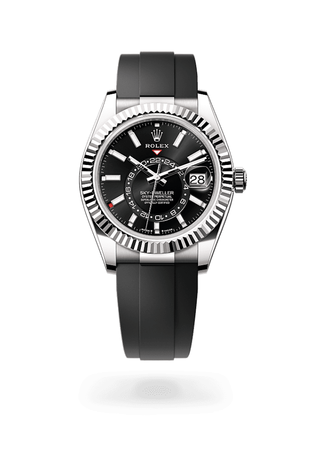 Sky-Dweller - Oyster, 42 mm, white gold