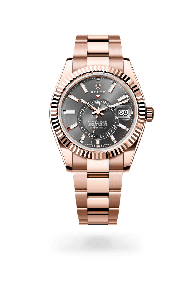Sky-Dweller - Oyster, 42 mm, Everose gold