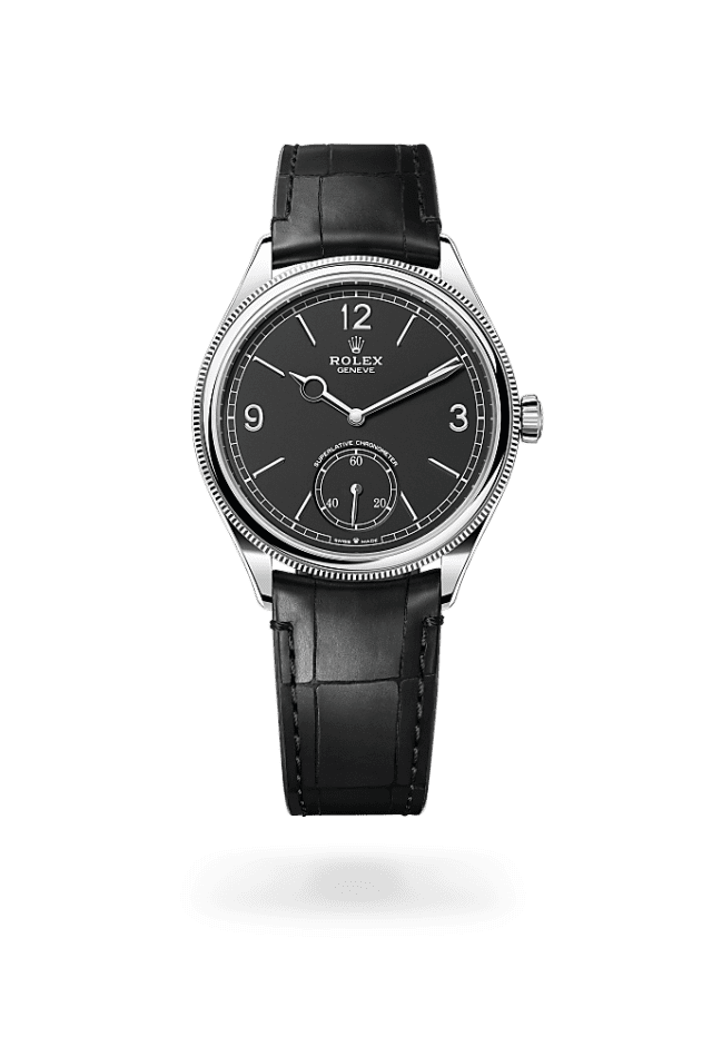 1908 - 39 mm, 18 kt white gold, polished finish