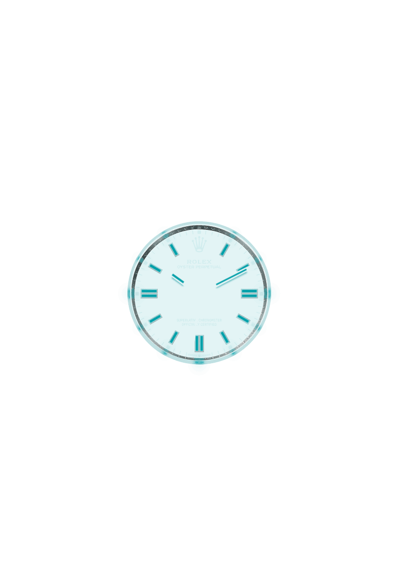 Oyster Perpetual 36, Oyster, 36 mm, Oystersteel, Wijzerplaat : Groen, Rolex