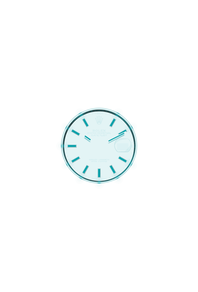 Datejust 41, Oyster, 41 mm, Oystersteel and white gold, Dial : Slate, Rolex