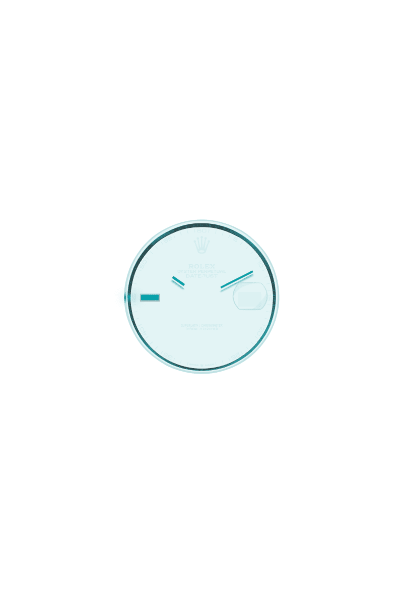 デイトジャスト 41, オイスター、41 mm、オイスタースチール＆ホワイトゴールド, ダイアル : スレート, Rolex