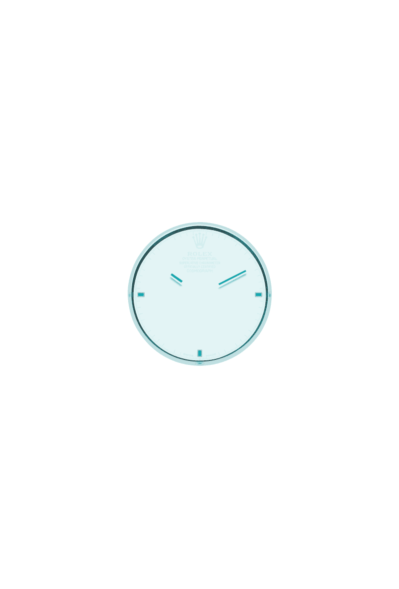 宇宙计型迪通拿, 蚝式，40毫米，钻石及白色黄金, 表盘 : 黑色及白色珍珠母，镶钻石, Rolex