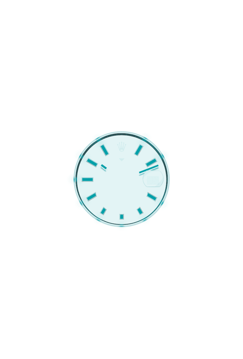 Sky-Dweller, اویستر، ۴۲ میلیمتری، اویستراستیل و طلای سفید, صفحه‌ : سبز نعنایی, Rolex