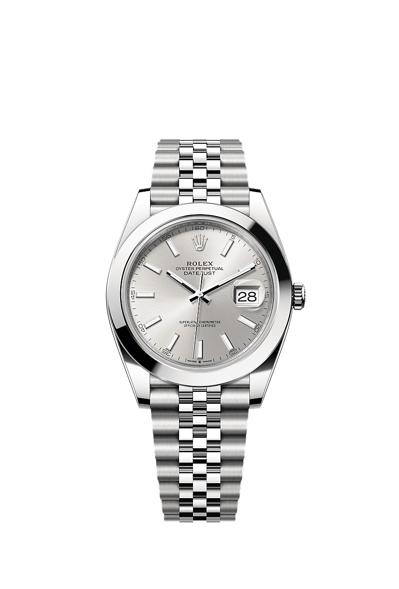 Datejust 41, Oyster, 41 mm, Oystersteel, Dial : Silver, Rolex