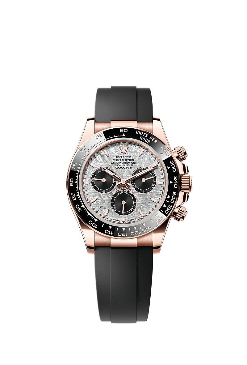 Cosmograph Daytona, Oyster, 40 mm, różowe złoto Everose, Tarcza : Meteoryt i czerń, Rolex