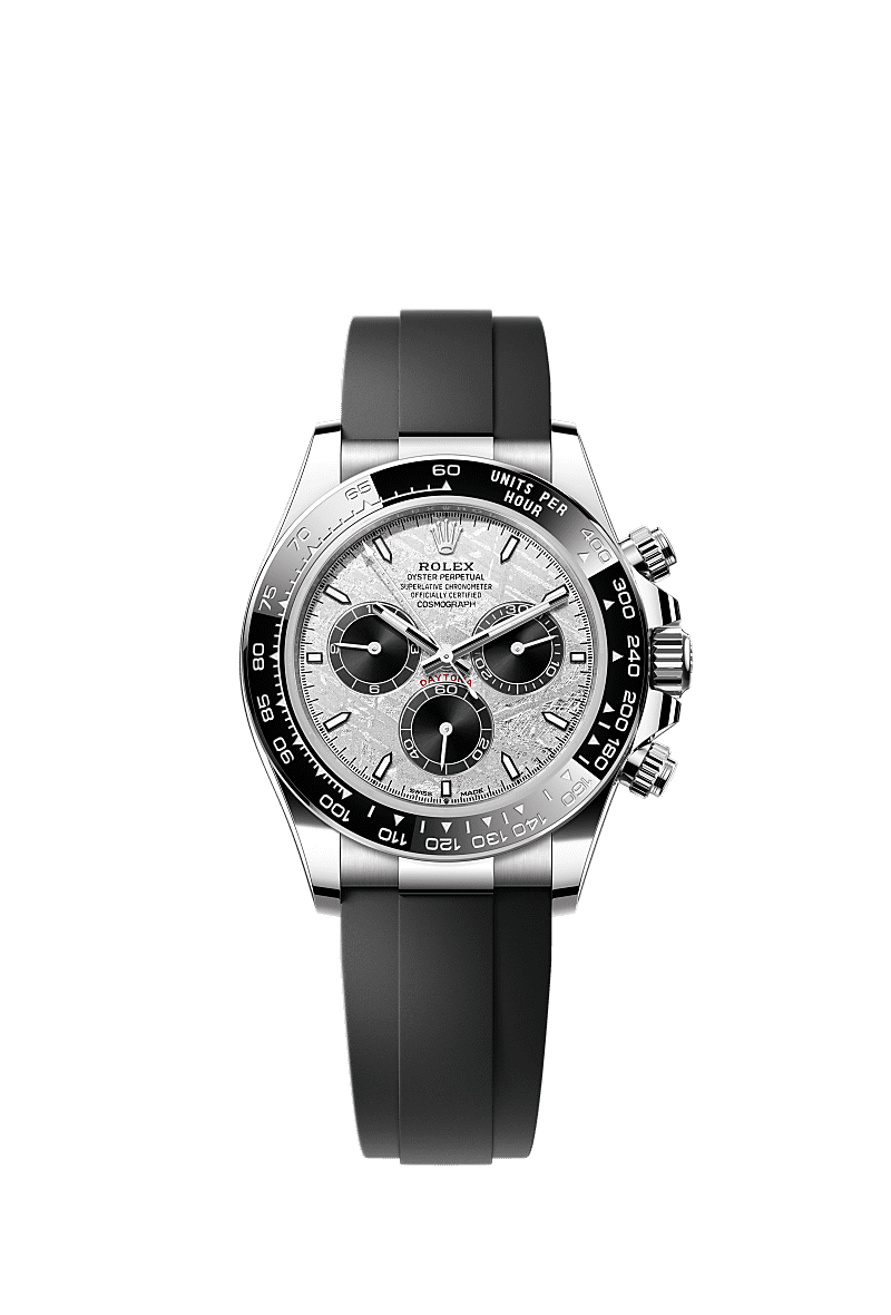 Cosmograph Daytona, Oyster, 40 mm, białe złoto, Tarcza : Meteoryt i czerń, Rolex