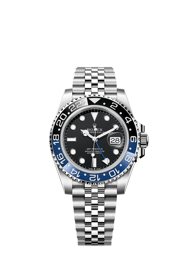 GMT-Master II, 蠔式,40毫米,蠔式鋼, 錶面 : 黑色, Rolex
