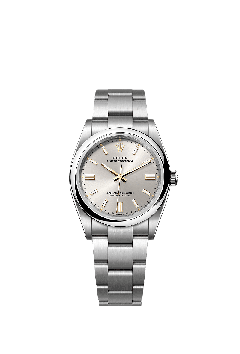 Rolex datejust oyster perpetual silver online