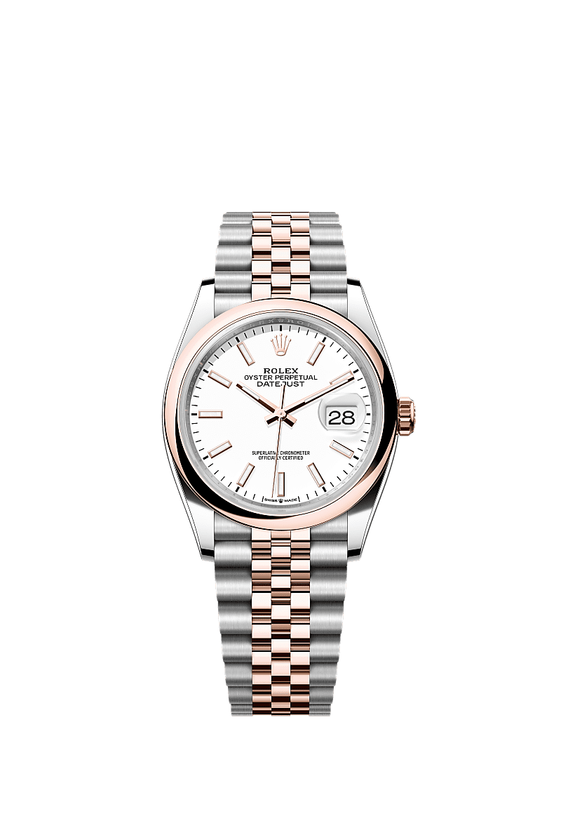 Rolex Datejust 36 watch Oystersteel and Everose gold m126201 0017