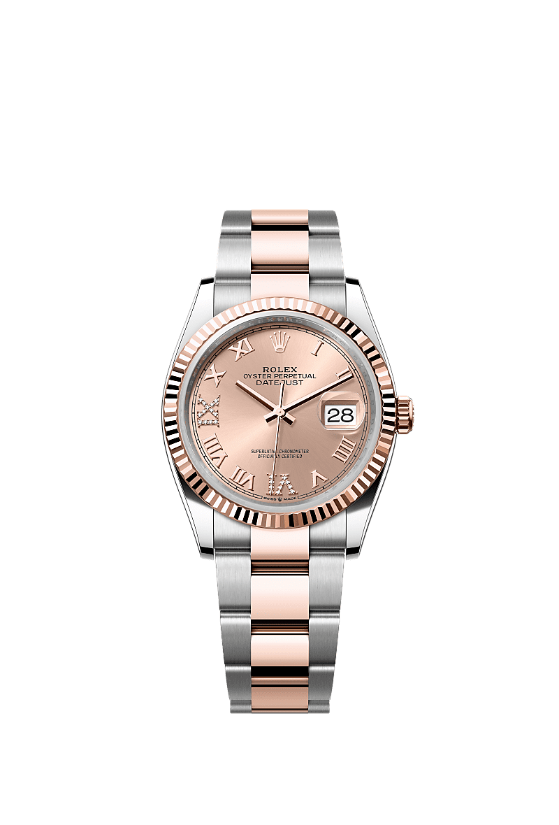 Reloj Rolex Datejust 36 acero Oystersteel y oro Everose m126231 0028