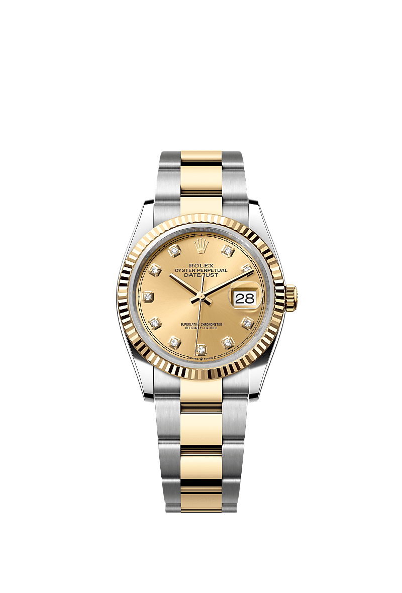 Orologio Rolex Datejust 36 in acciaio Oystersteel e oro giallo m126233 0018