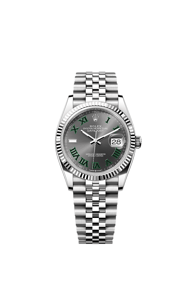 Rolex Datejust 36 watch Oystersteel and white gold m126234 0045