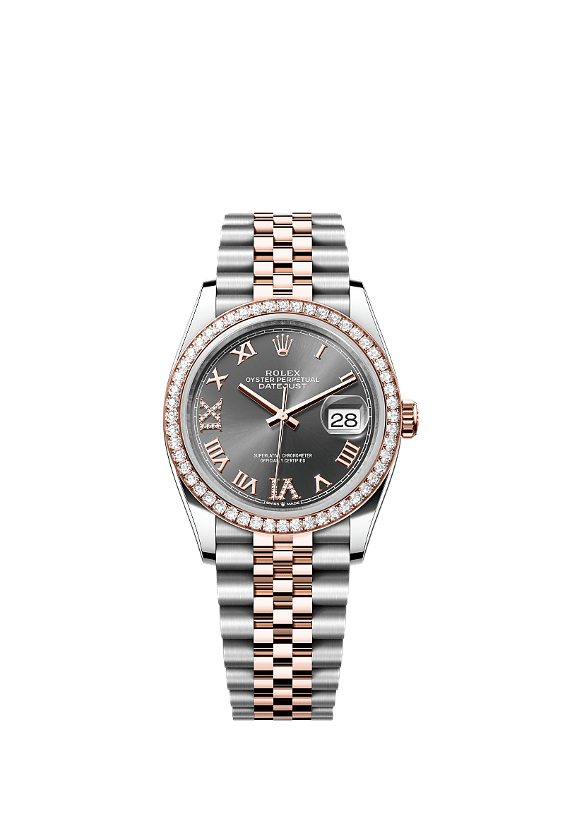 Rolex Datejust 36 watch Oystersteel and Everose gold m126281rbr 0011