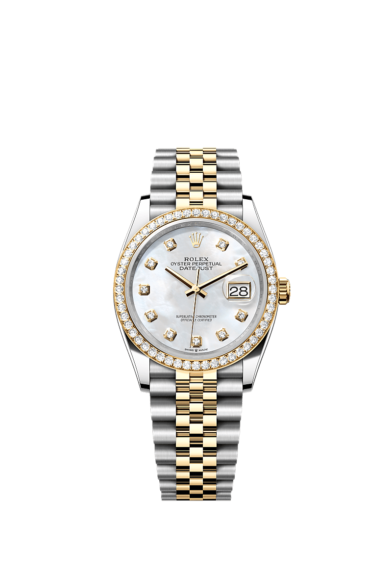 Rolex perpetual datejust diamond best sale