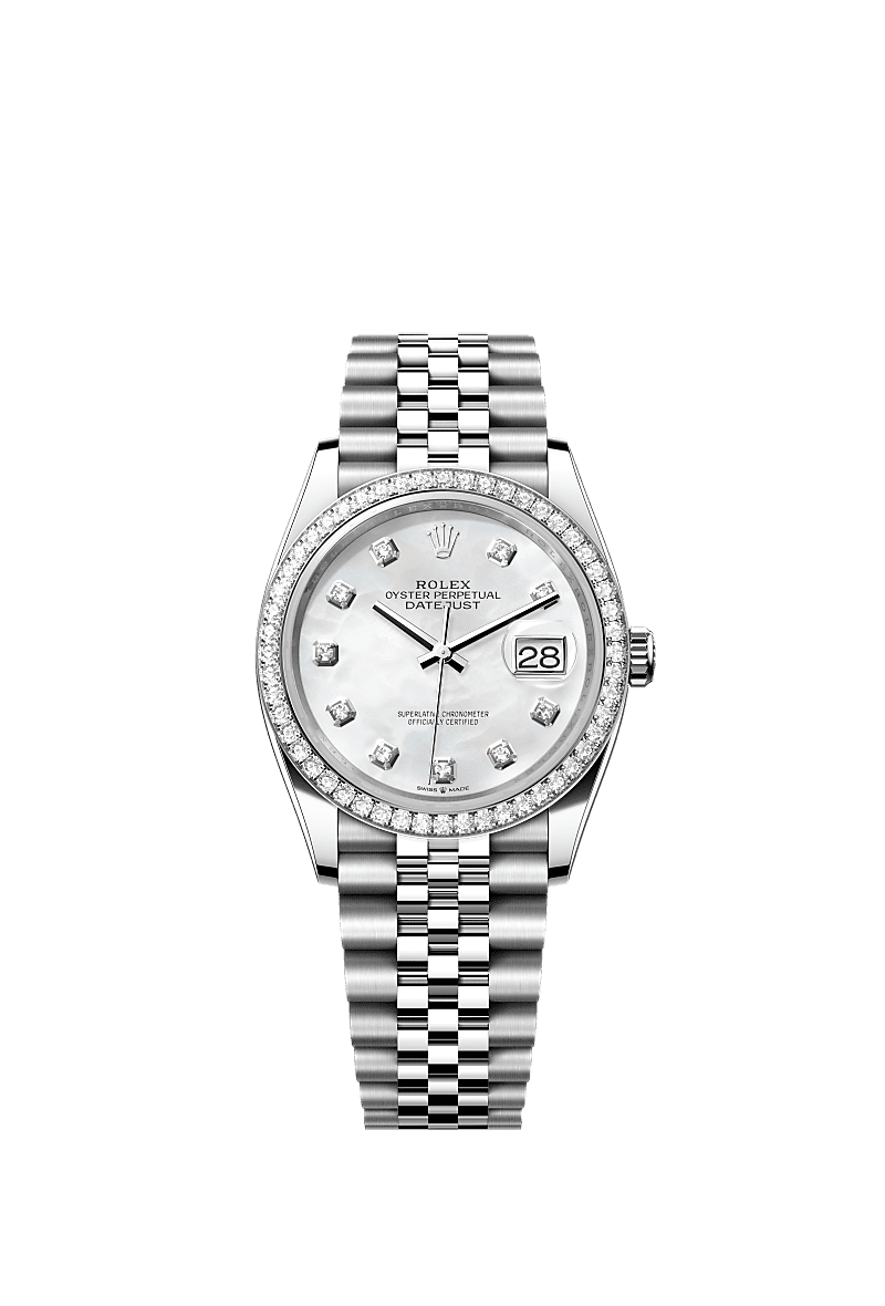Rolex white gold with diamonds deals