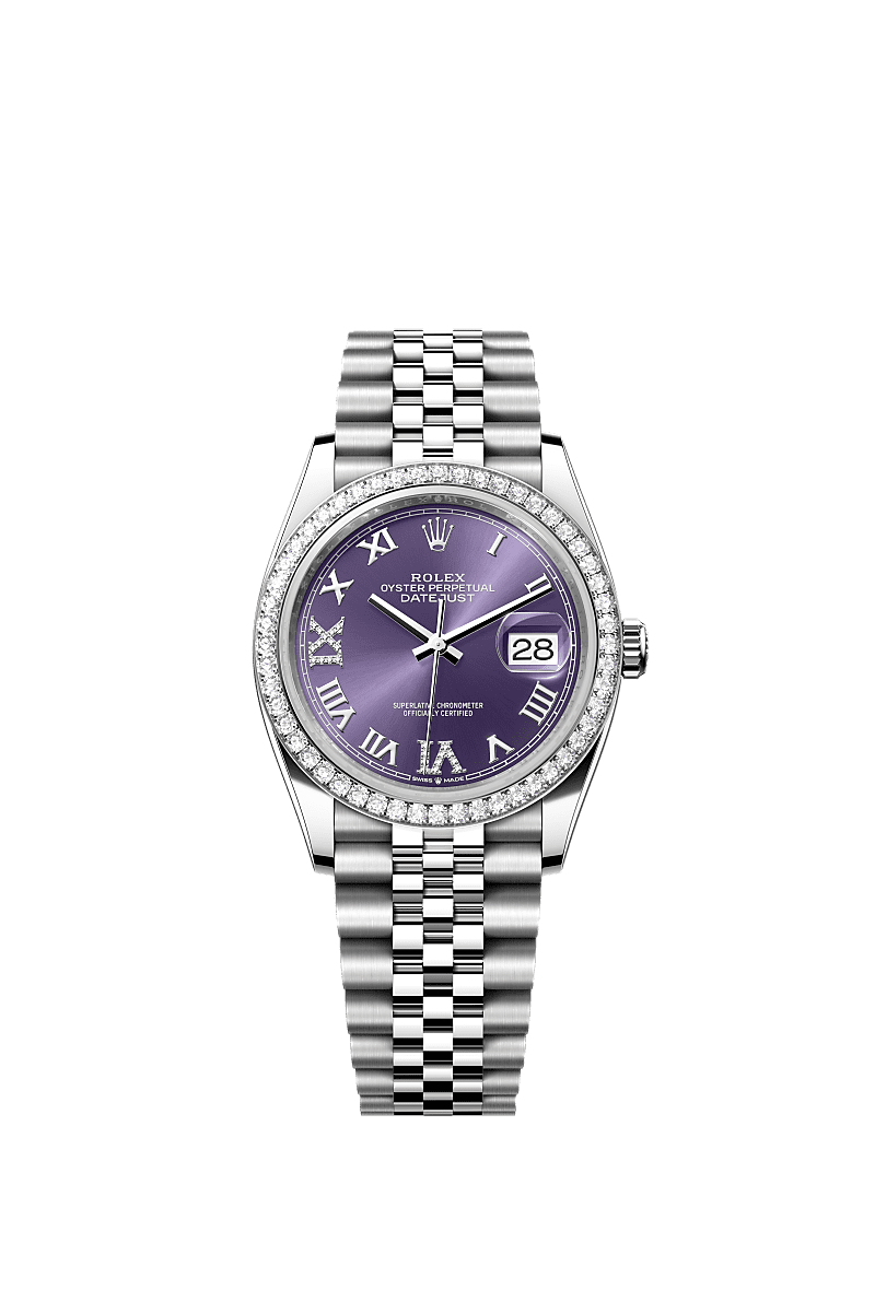 Rolex Datejust 36 watch Oystersteel and white gold m126284rbr 0013