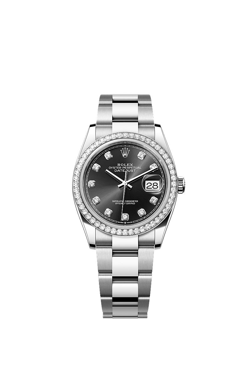 Orologio Rolex Datejust 36 in acciaio Oystersteel e oro bianco m126284rbr 0020