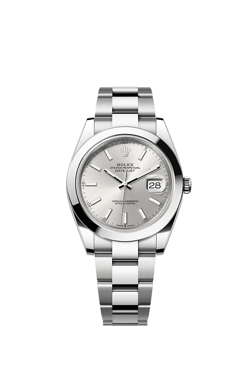 Rolex oyster perpetual datejust silver online