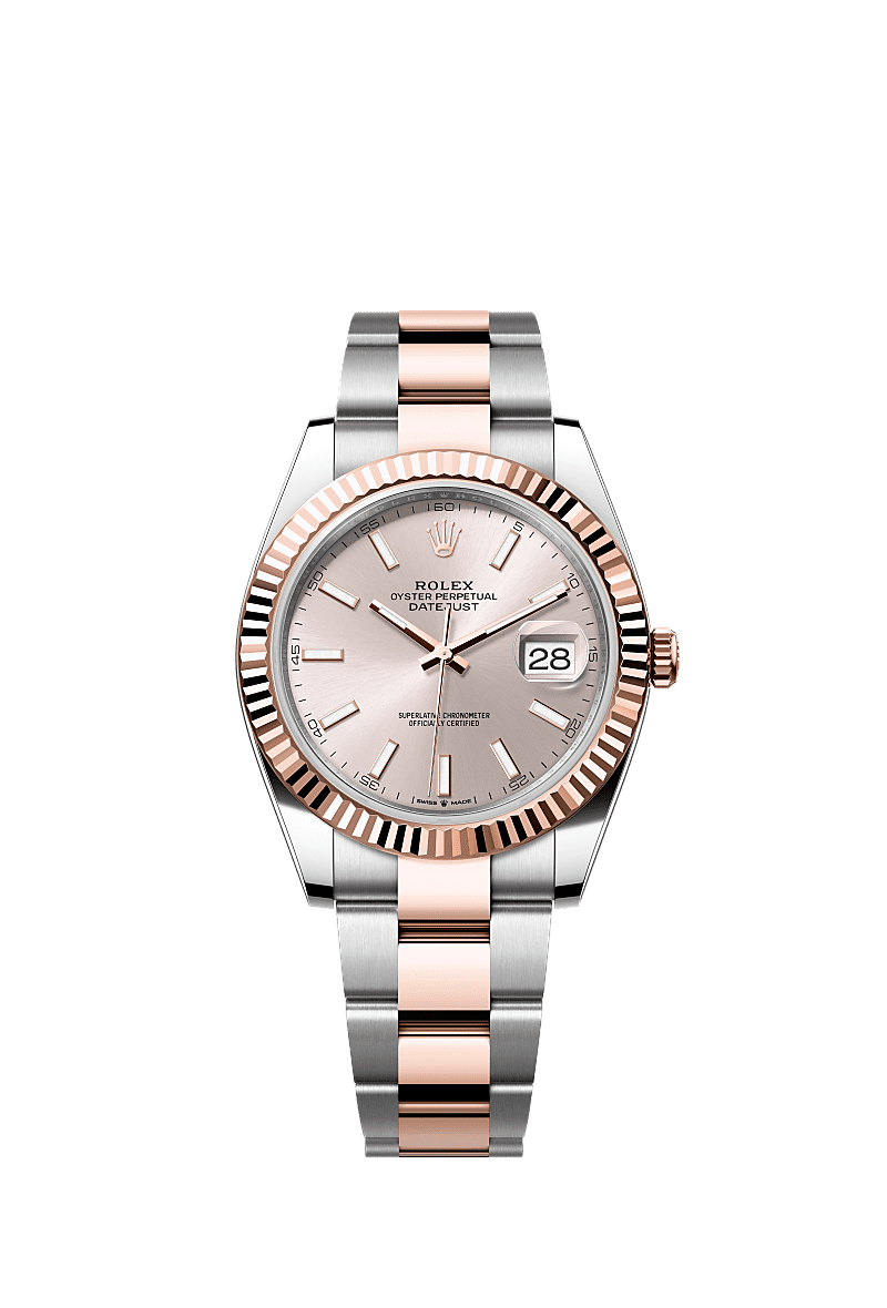 Rolex Datejust 41 watch Oystersteel and Everose gold m126331 0009