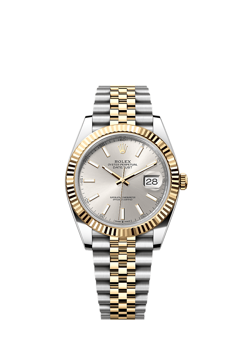 Rolex silver and gold watch price deals