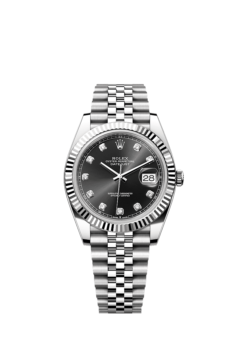 Rolex Datejust 41 watch Oystersteel and white gold m126334 0012