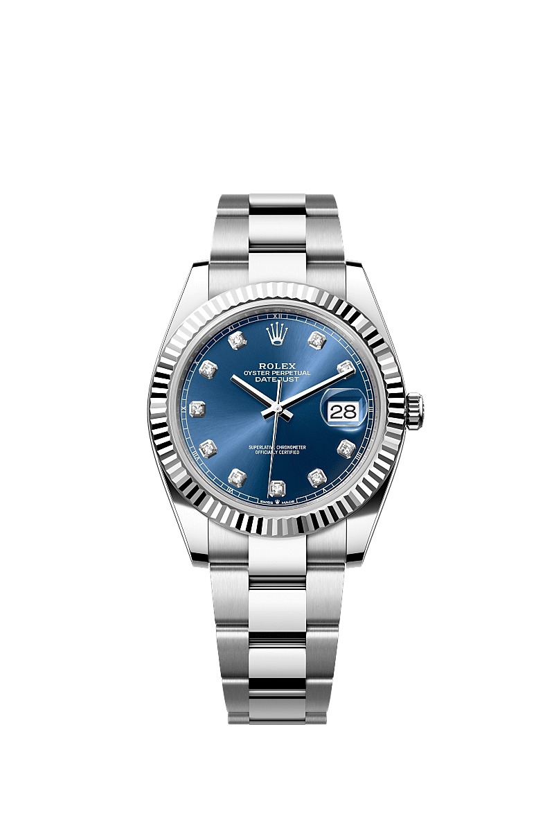 Oystersteel and white gold m126334 0015 Rolex Datejust 41 watch