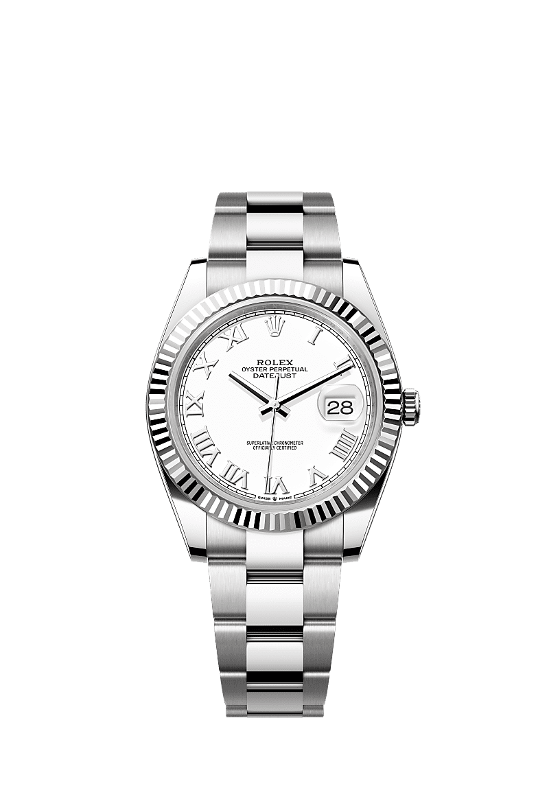 Rolex Datejust 41 saati Oystersteel celik ve beyaz alt n m126334 0023