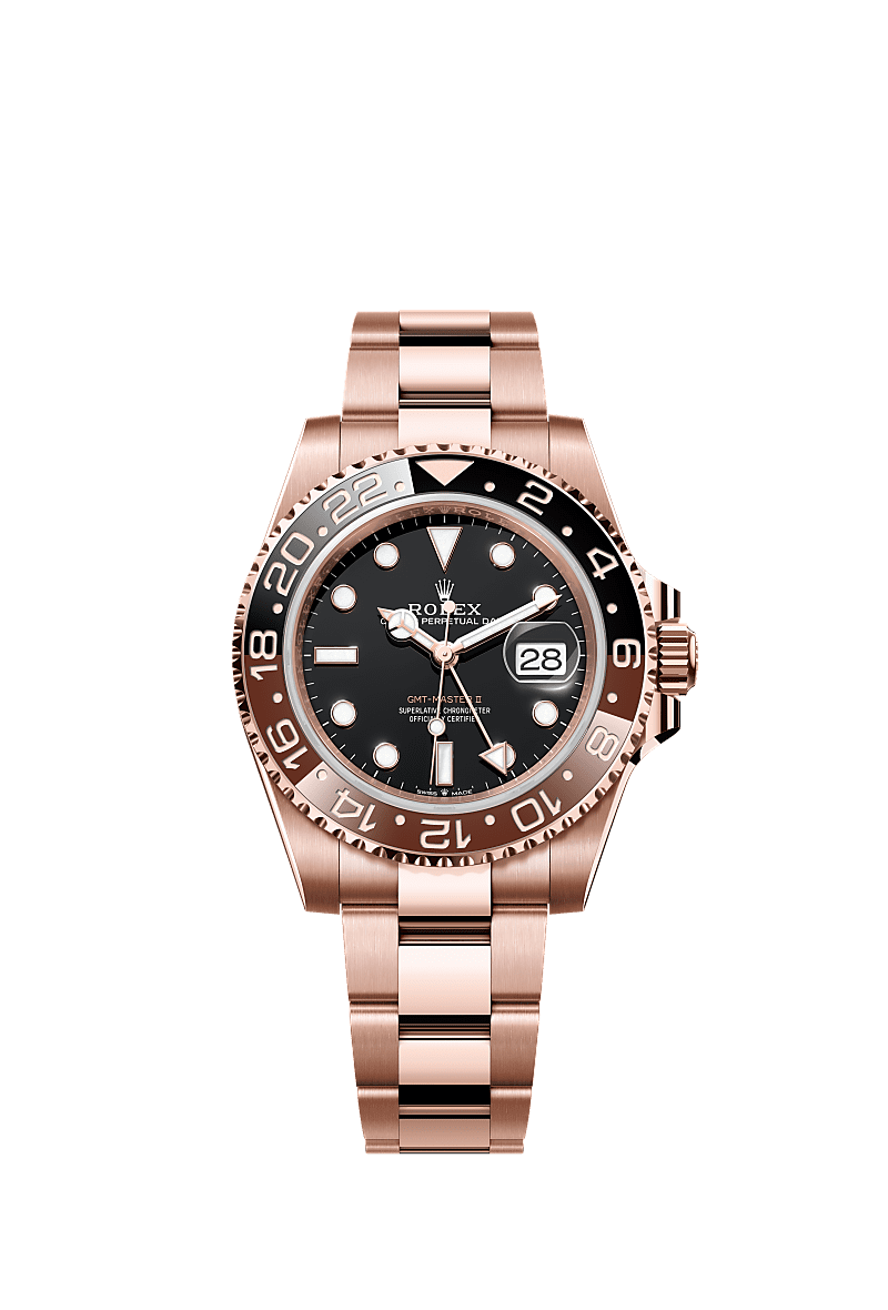 Rolex GMT Master II saati 18 kt Everose alt n m126715chnr 0001