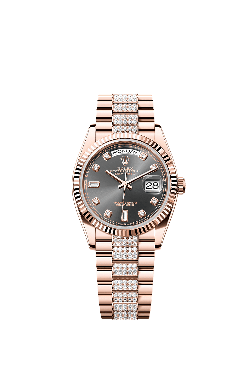 Rose gold 36mm rolex shop