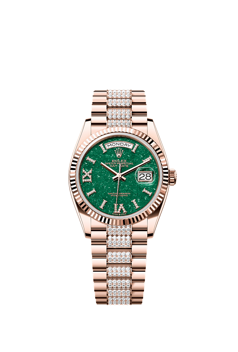Day date quadrante verde shop