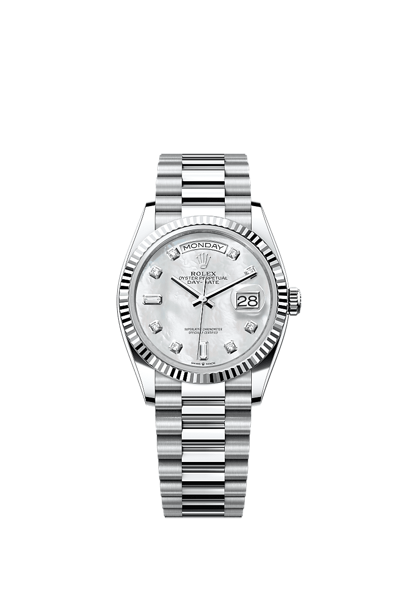 Rolex day date 36 platinum top