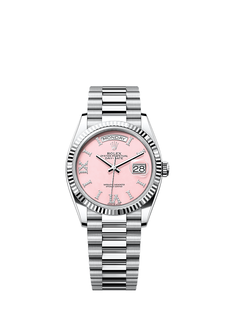 Rolex Day Date 36 watch platinum m128236 0006