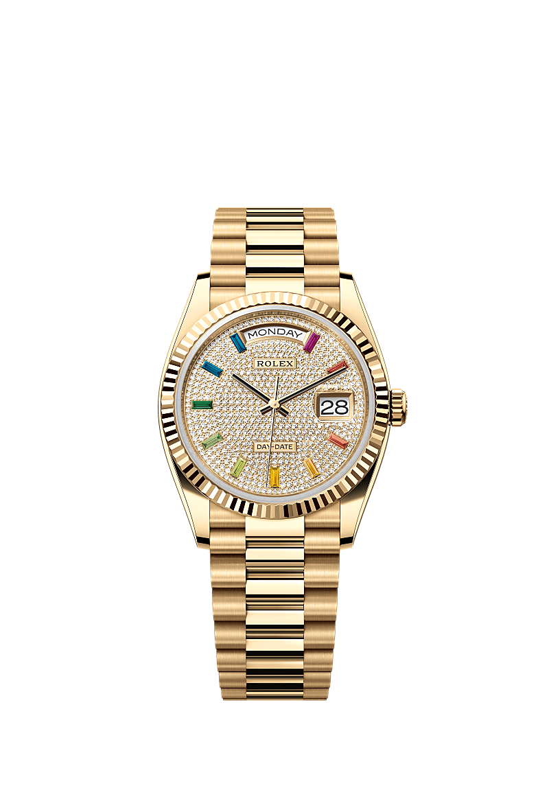 Rolex Day Date 36 watch 18 ct yellow gold m128238 0051