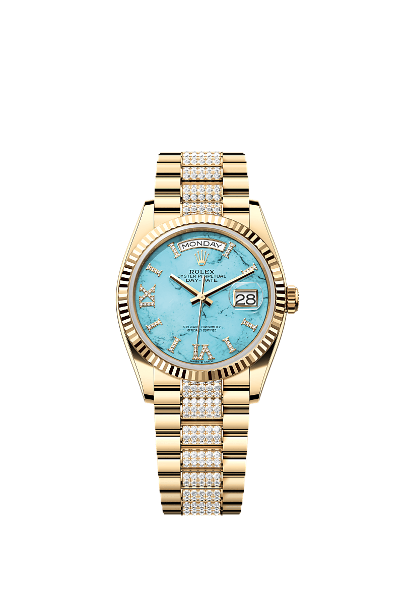 Rolex day date 36 blue dial discount