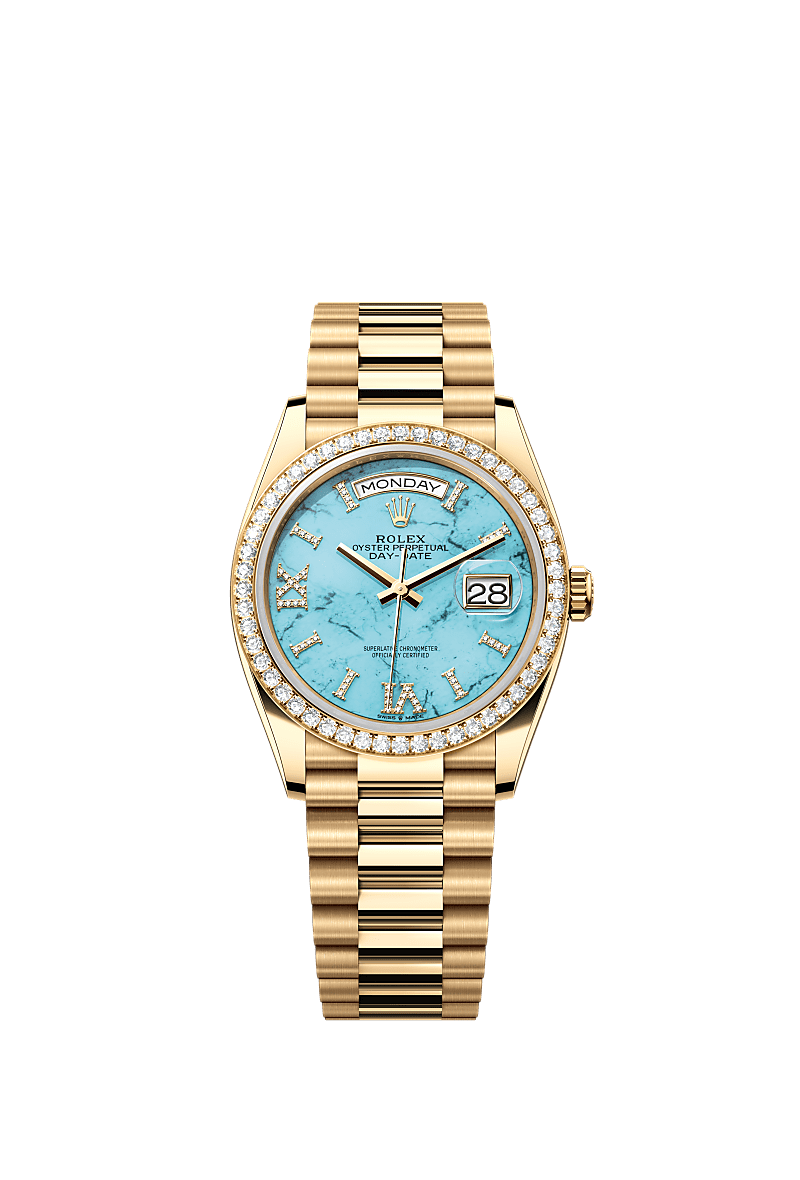 Rolex Day Date 36 watch 18 ct yellow gold m128348rbr 0037