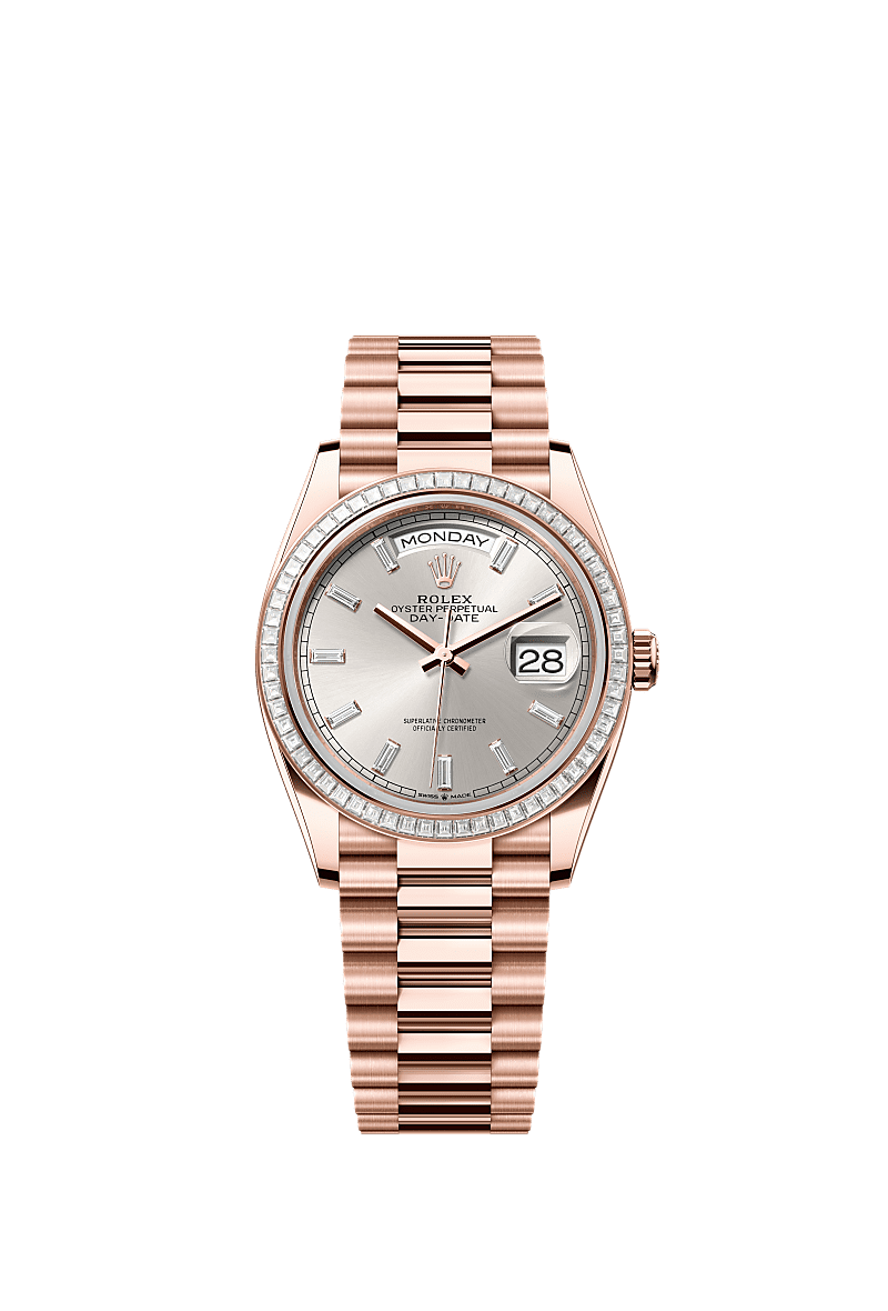 Rolex Day-Date 36 watch: 18 ct Everose gold - m128395tbr-0030