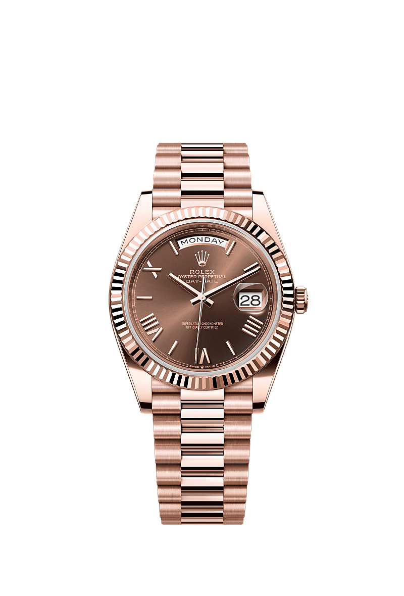 Rolex chocolate day date new arrivals
