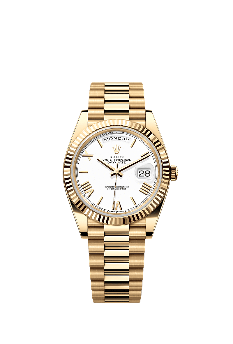 Rolex Day Date 40 saati 18 karat sar alt n m228238 0042