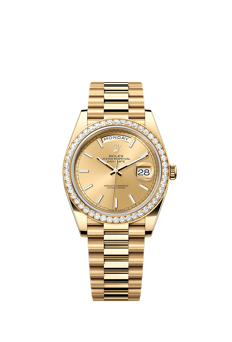 Rolex Day Date 40 watch 18 kt yellow gold m228348rbr 0008