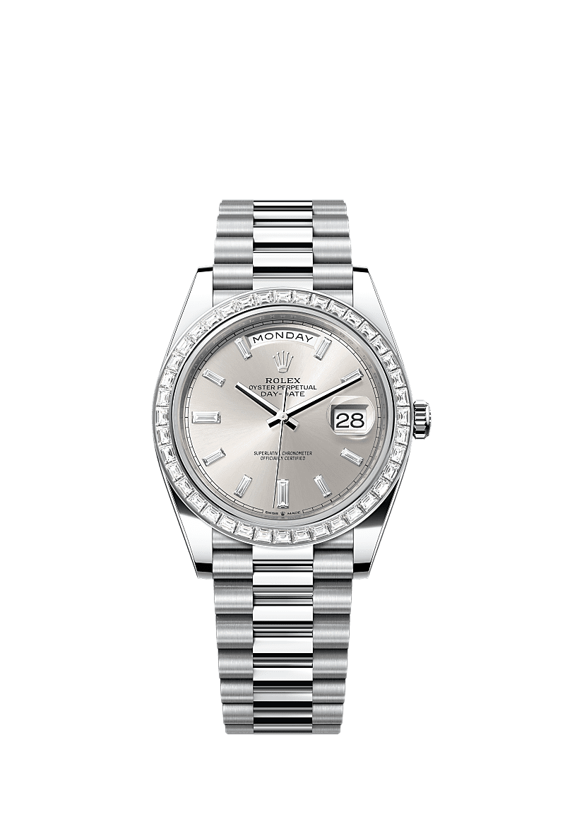 Rolex baguette diamond hotsell