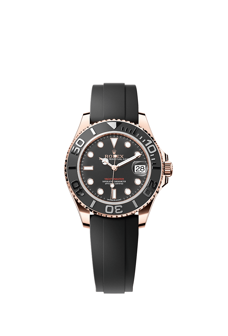 Yacht master 37 everose gold store