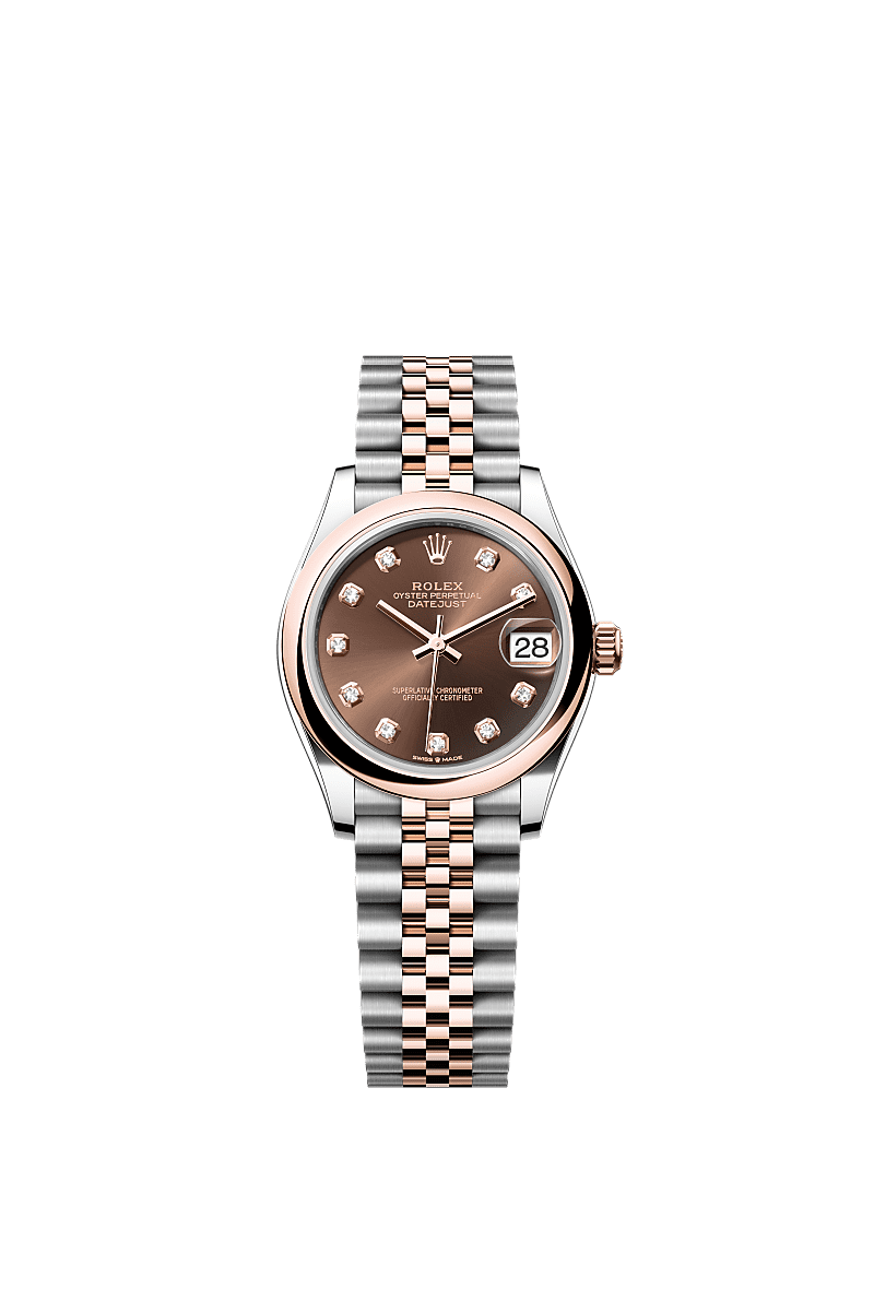 Rolex Datejust 31 watch Oystersteel and Everose gold m278241 0028