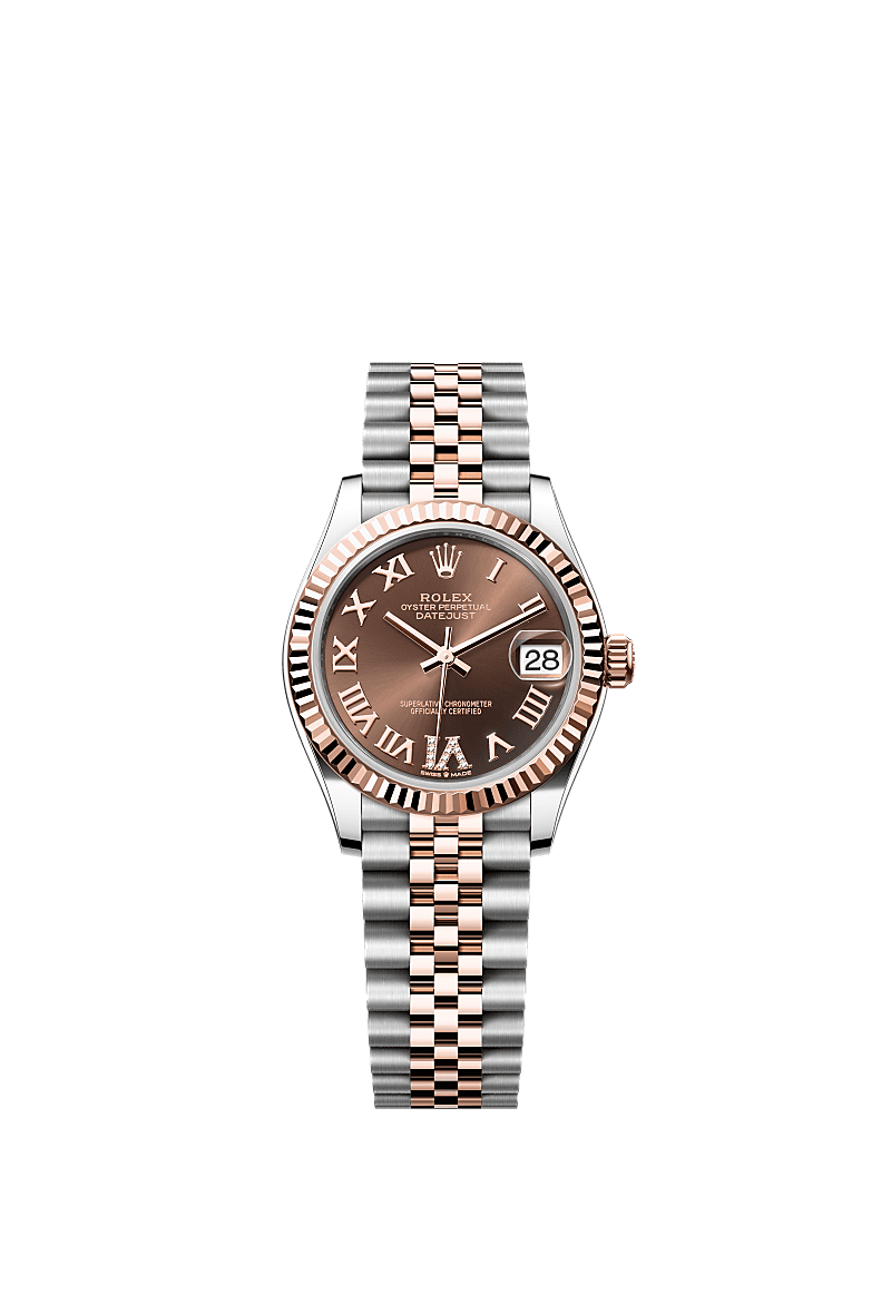 Rolex Datejust 31 watch Oystersteel and Everose gold m278271 0004