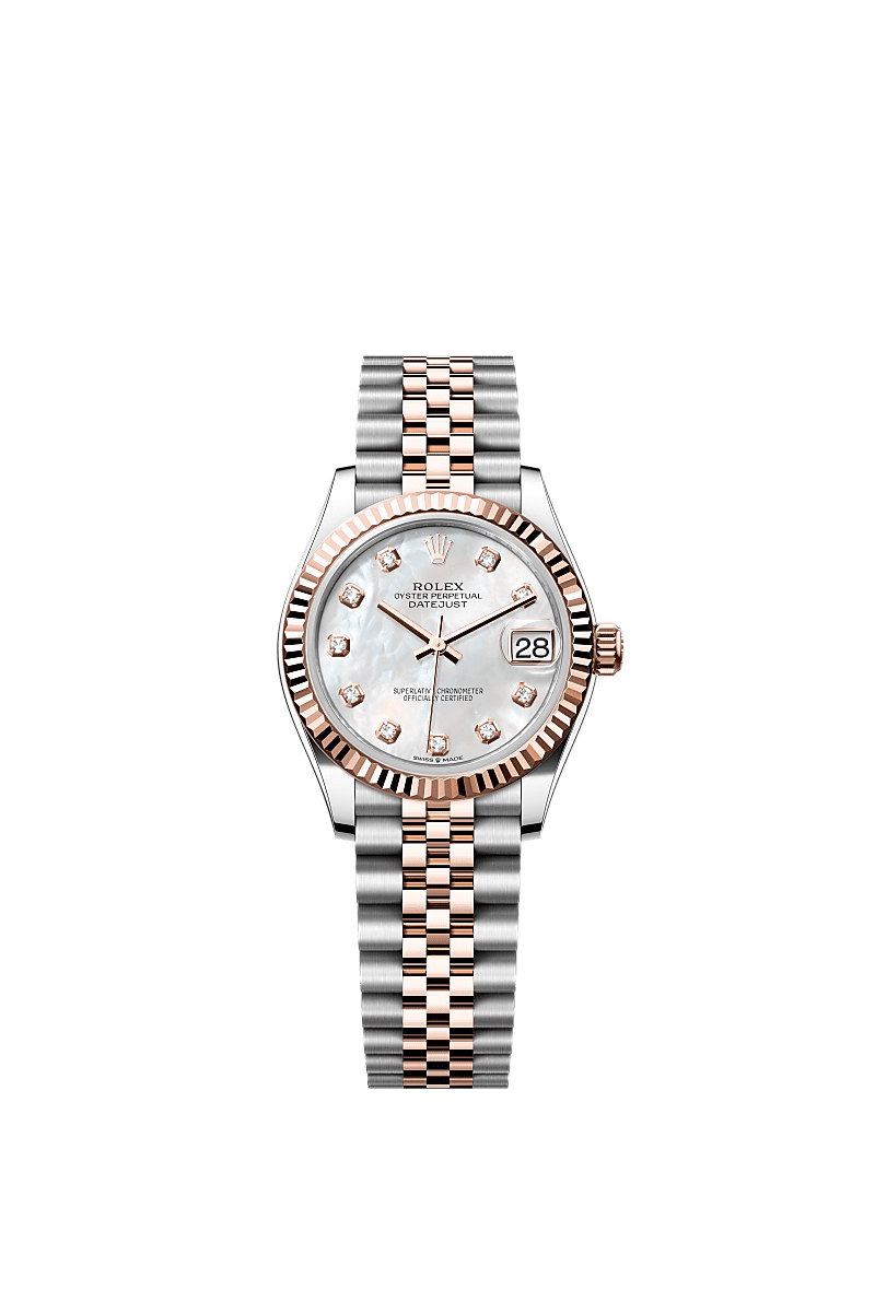 Rolex Datejust 31 watch Oystersteel and Everose gold m278271 0026