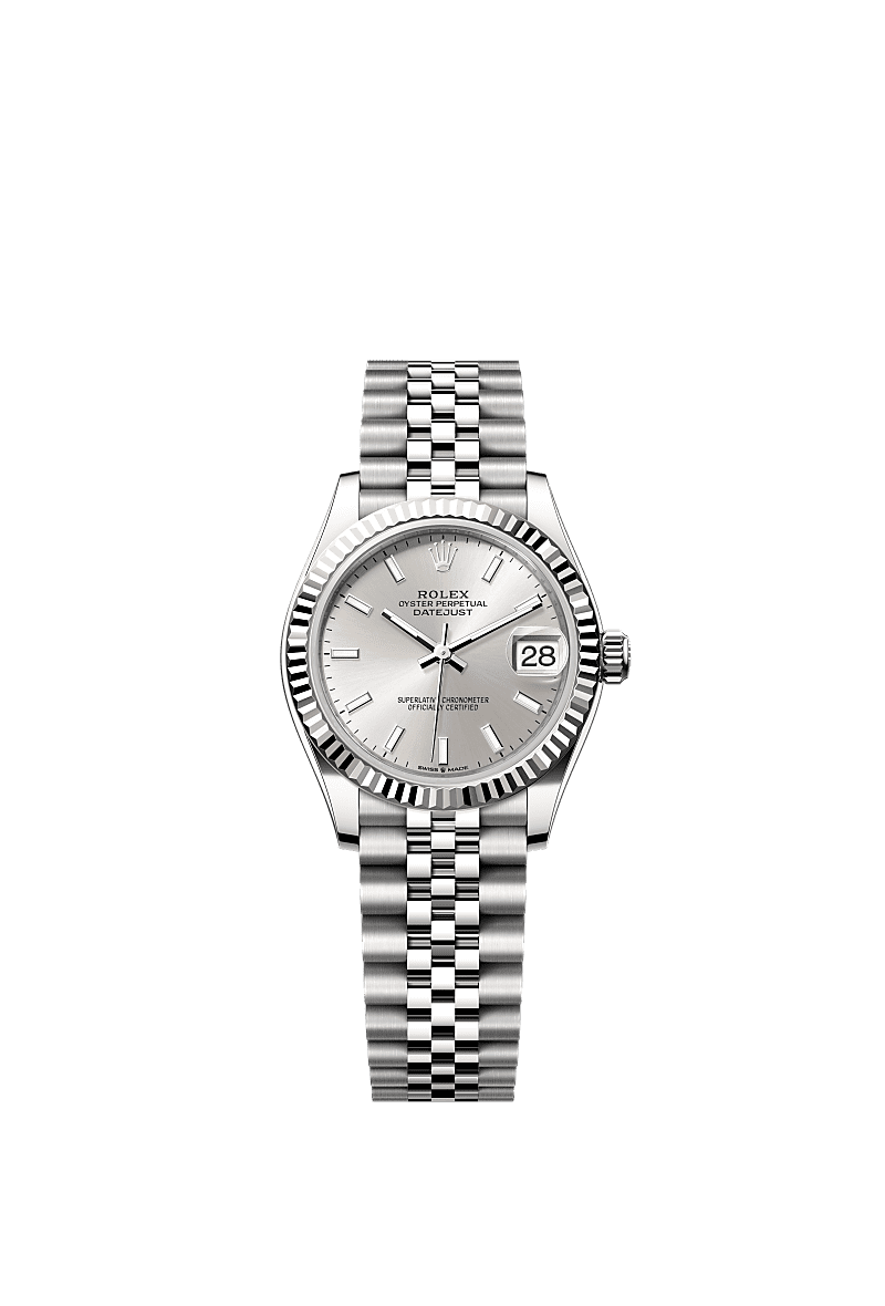 Rolex Datejust 31 saati Oystersteel celik ve beyaz alt n m278274 0012