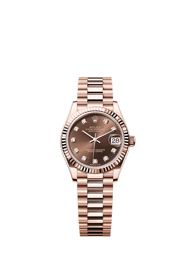 Rolex Datejust 31 watch 18 kt Everose gold m278275 0010